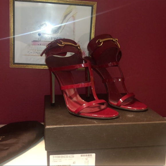 Gucci Open Toe Heels - Picture 1 of 6